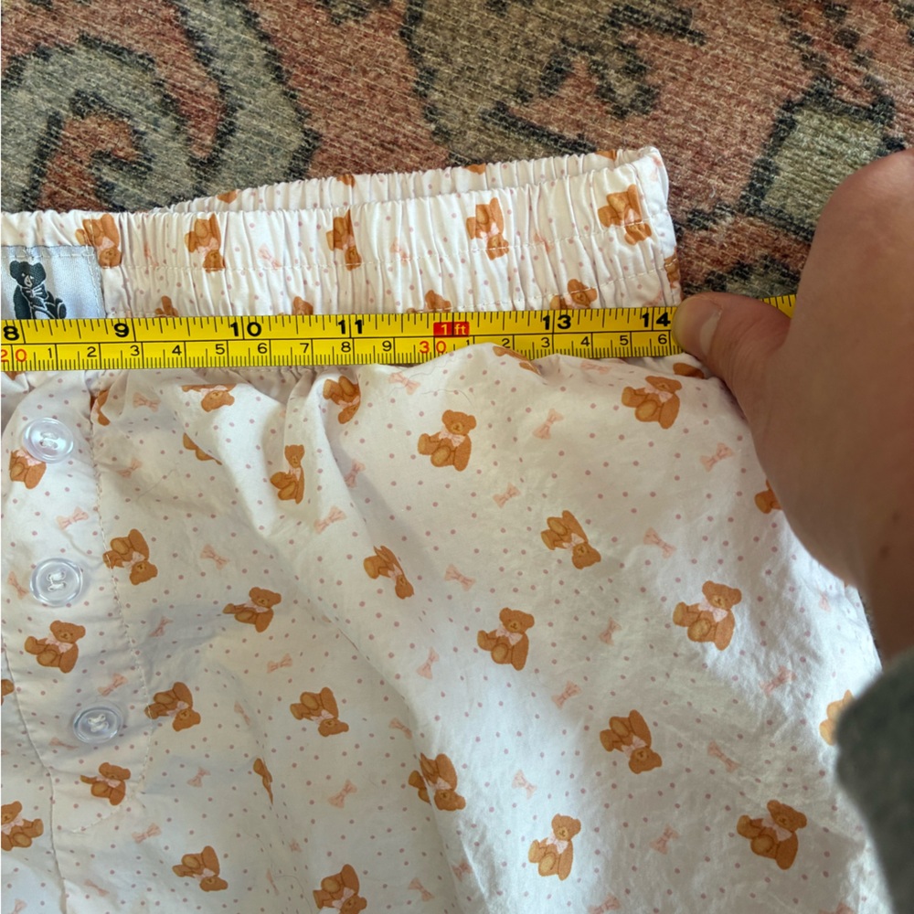 Women’s Cotton poplin pajama shorts - Picture 3 of 5
